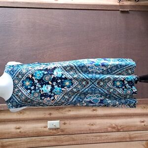 Maurices size M sleeveless dress, blue, multicolored